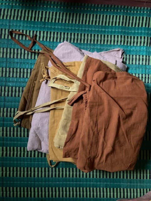 Natural dyed skirt