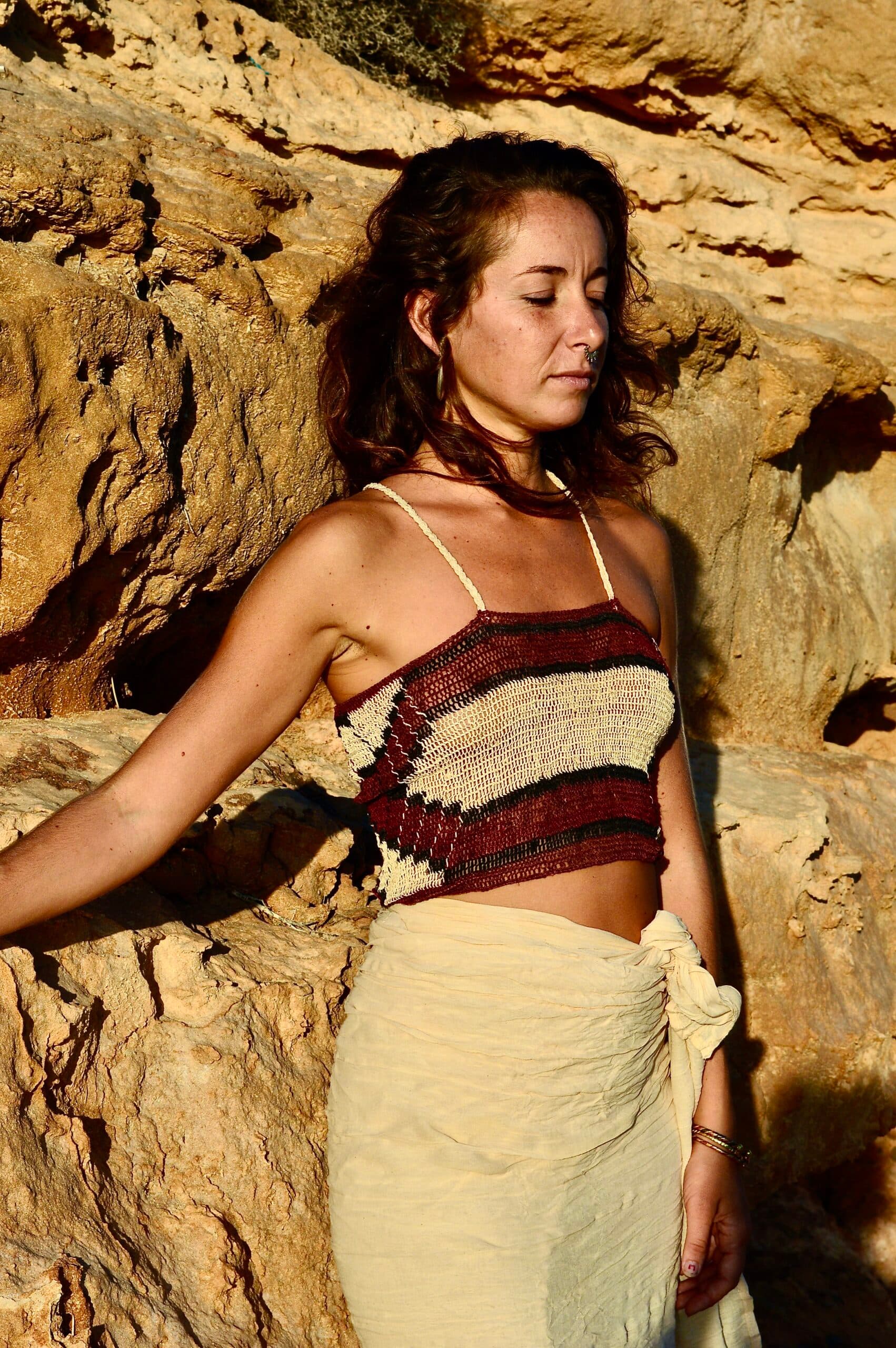 Chaguar Knotted Top