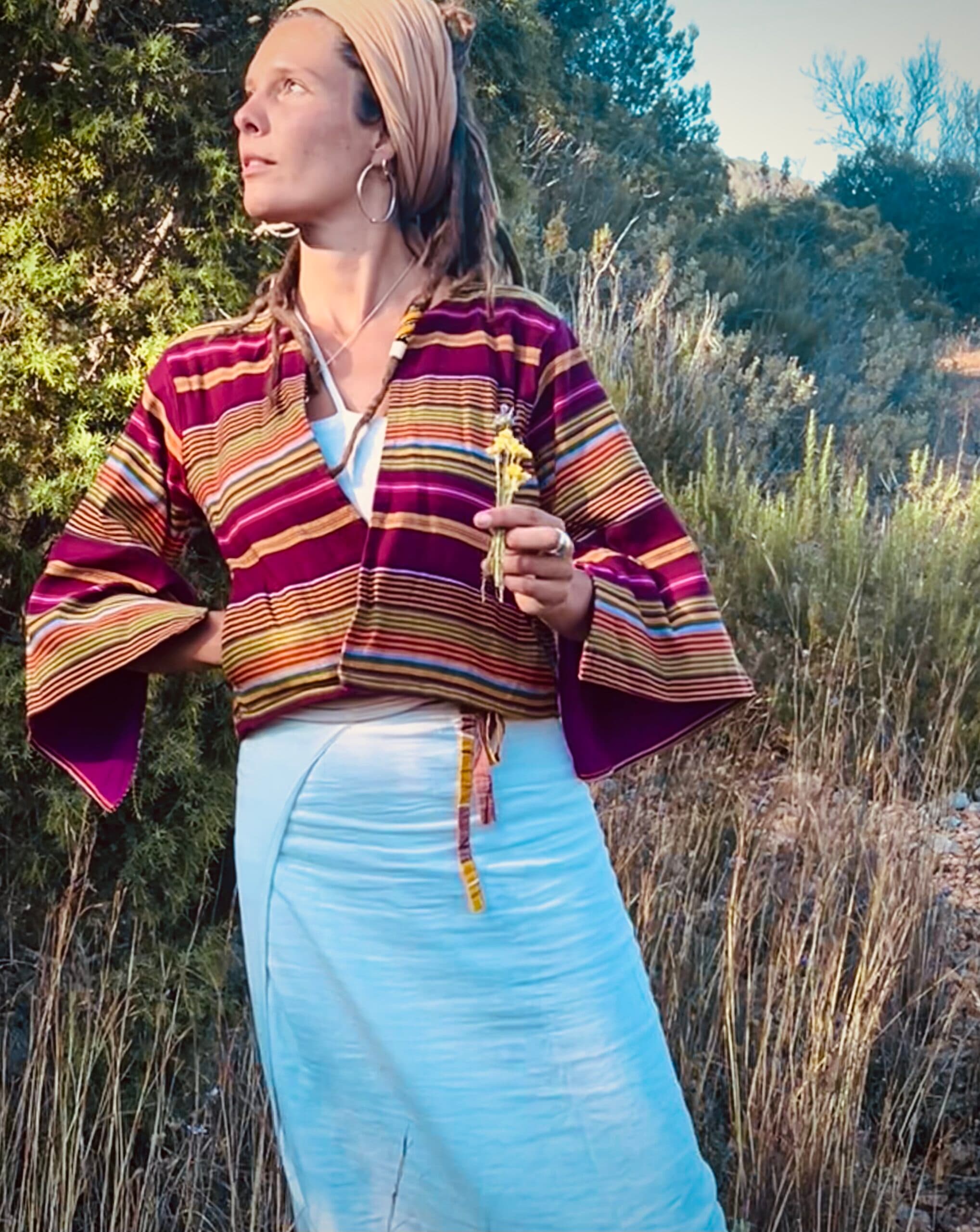 Handwoven Jacket Purple