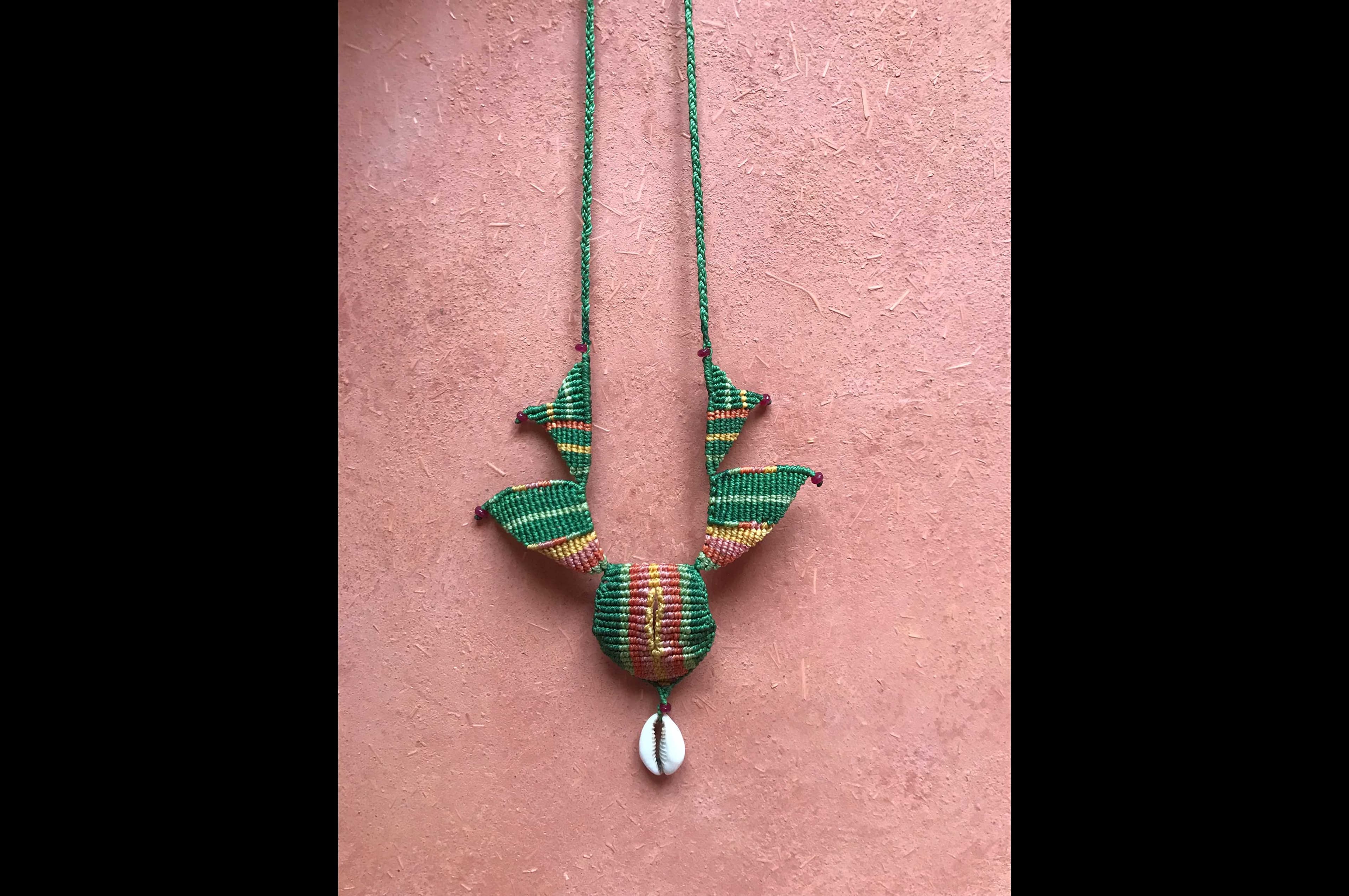 Green Multicolour- Necklace
