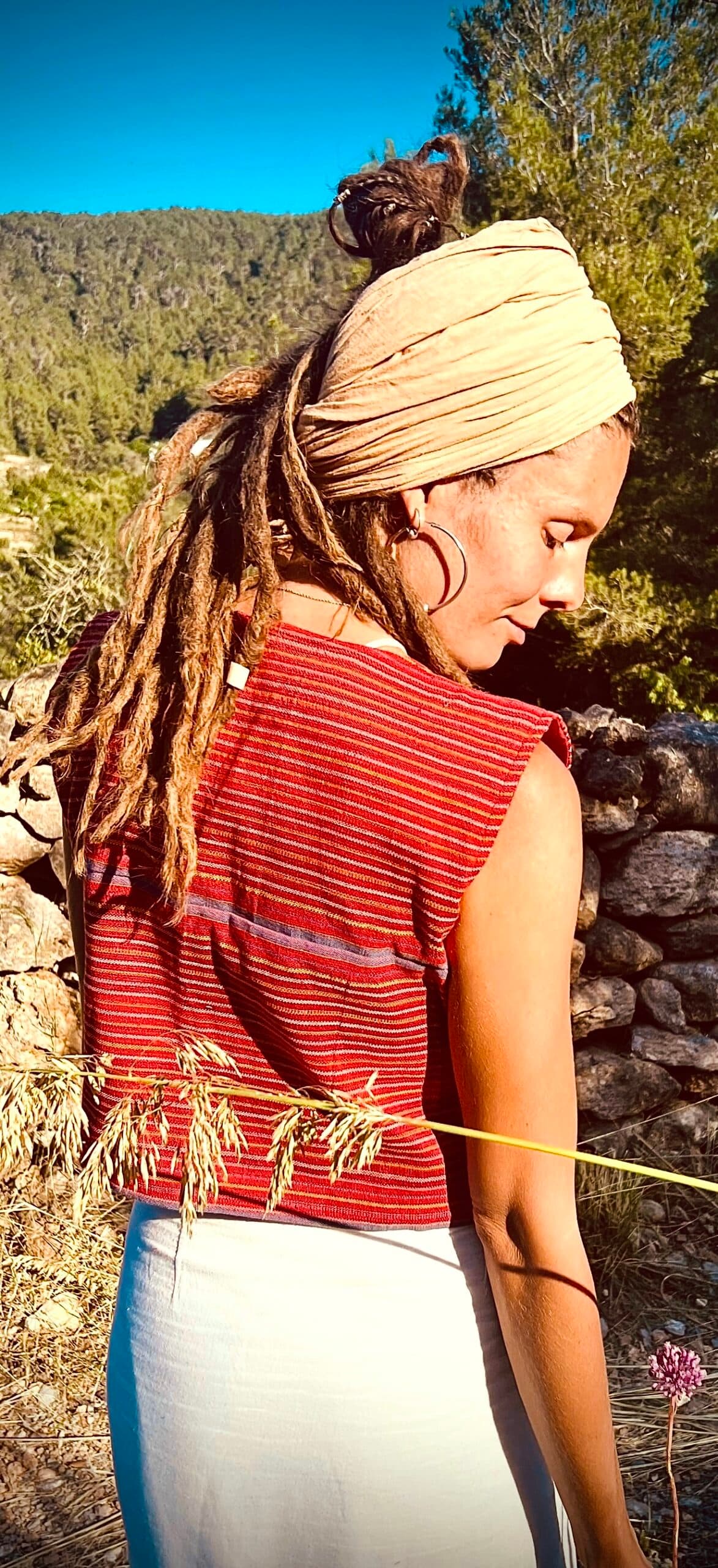Handwoven Gilet Pink